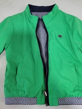 Mayoral Boys Reversible Blue And Green Jacket